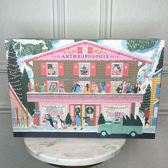 Anthropologie Makeup Empty Anthropologie 222 Advent Calendar Box